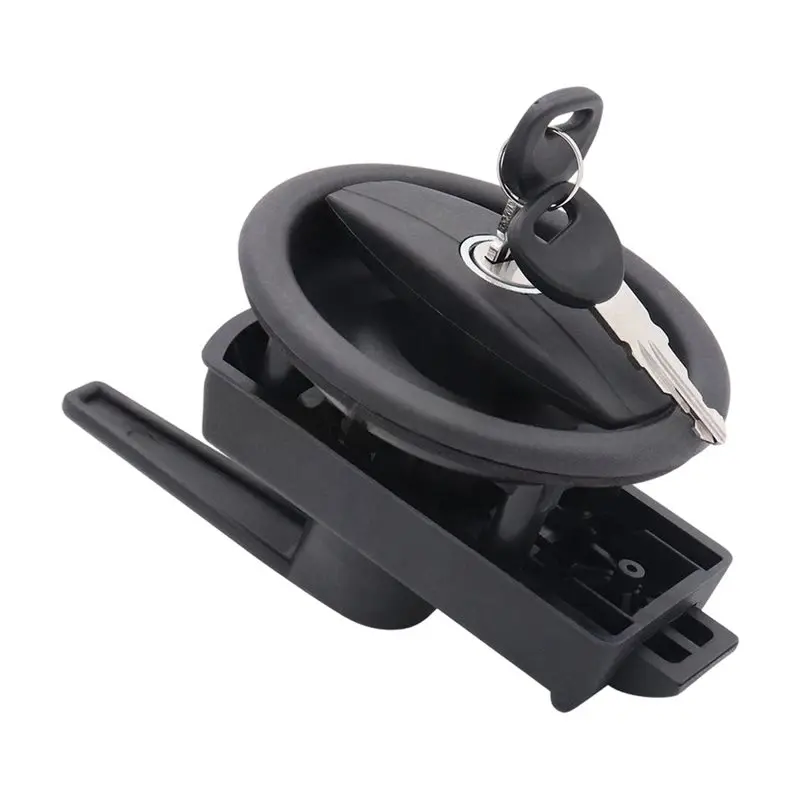 A01F-Complete RV Door Lock Replacement- New Circular Design Barrel C/W For Caravan& Motorhome Right-Hand Side Parts& Accessories