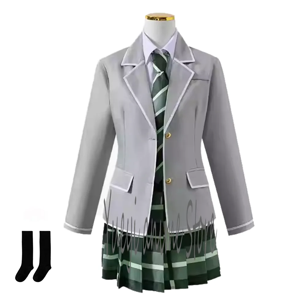 Women's Cosplay Tomori Takamatsu Chihaya Anon Costume School Uniform suit Halloween Party Costume customized