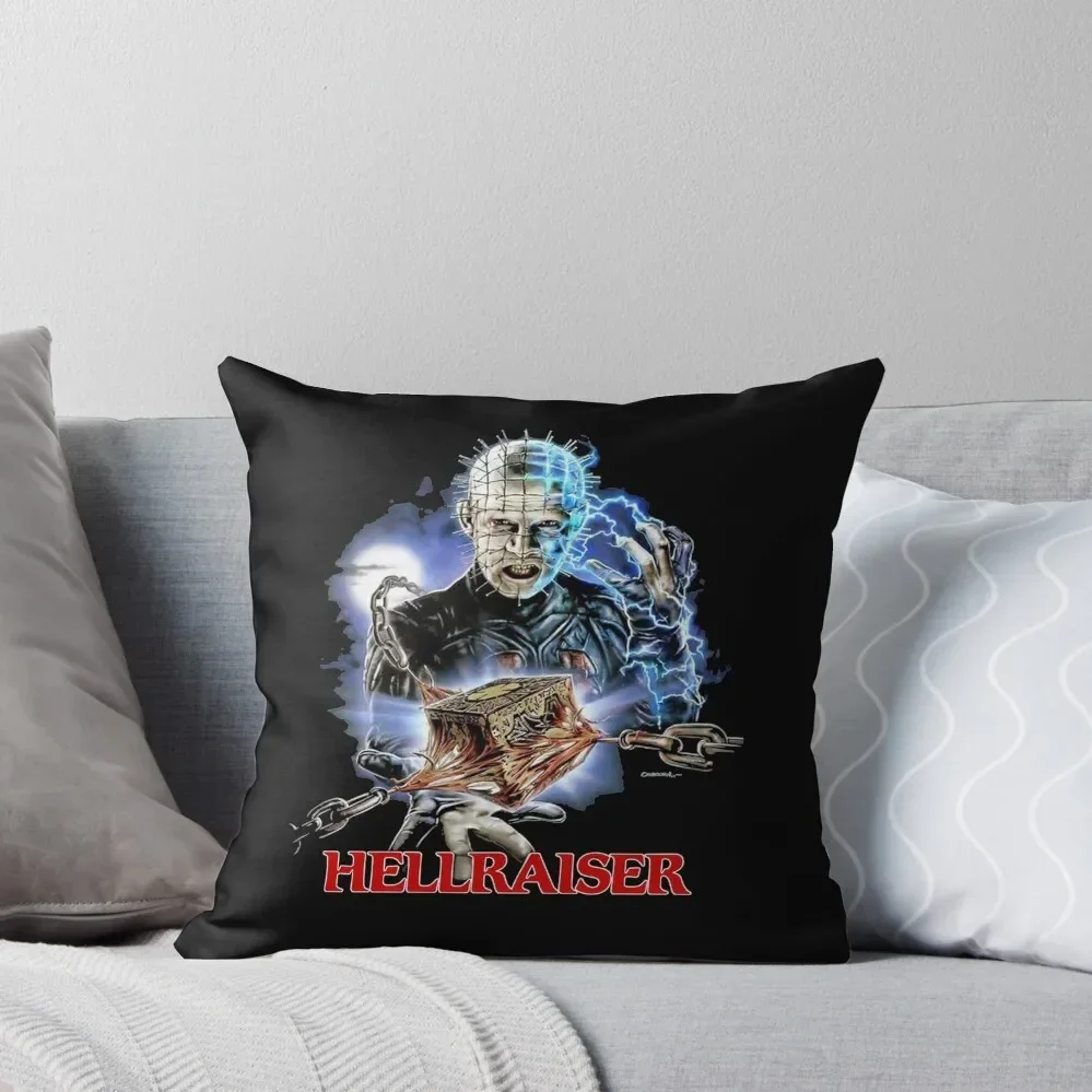 Hellraiser - Pinhead 1 【?Ｈｏｒｒｏｒ】 Design （1987） Essential T-Shirt Throw Pillow Pillow Cases Decorative pillow