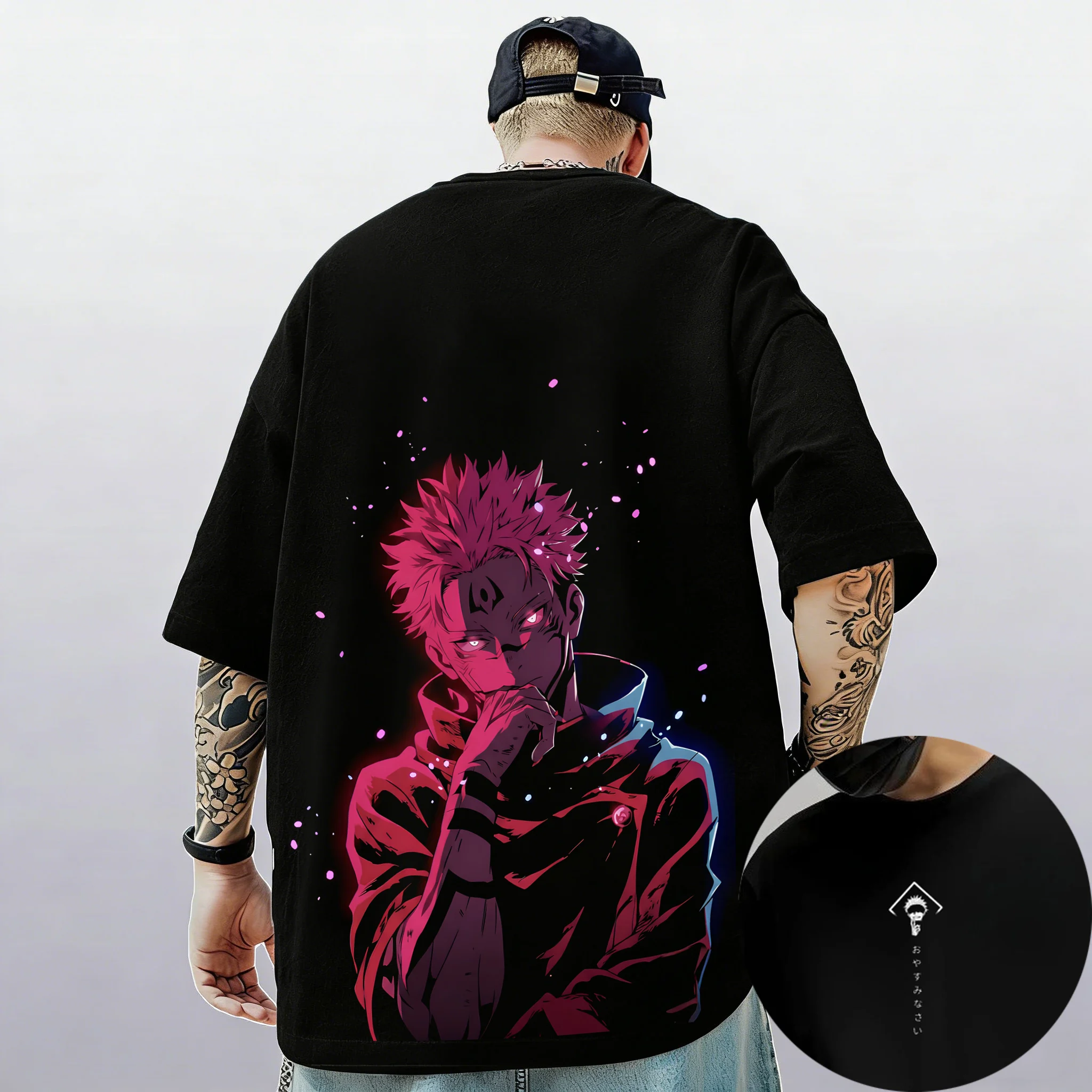 五条悟 呪術廻戦 プリント半袖Tシャツ コットン キッズ服  - Jujutsu Kaisen Uniform のレビューと価格