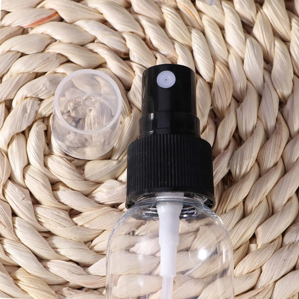 10 garrafas de spray vazias de plástico transparente 60ml recarregável perfume névoa atomizador tamanho viagem recipiente líquido maquiagem spray de água