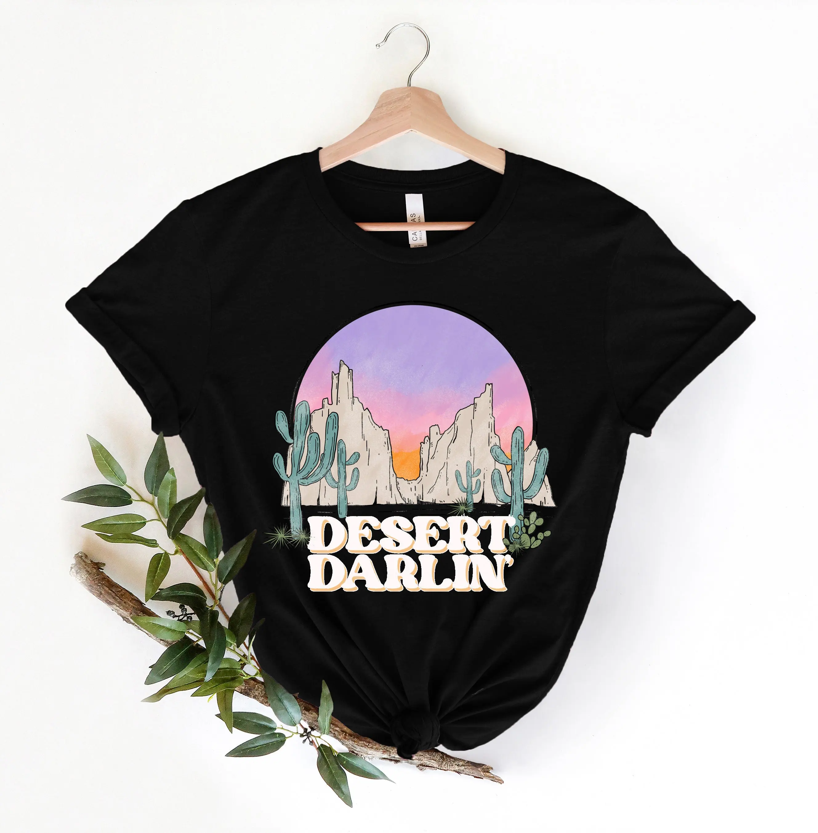 Desert Darlin T Shirt S For Her Vacation Southwest Country Womens Travel Dessert