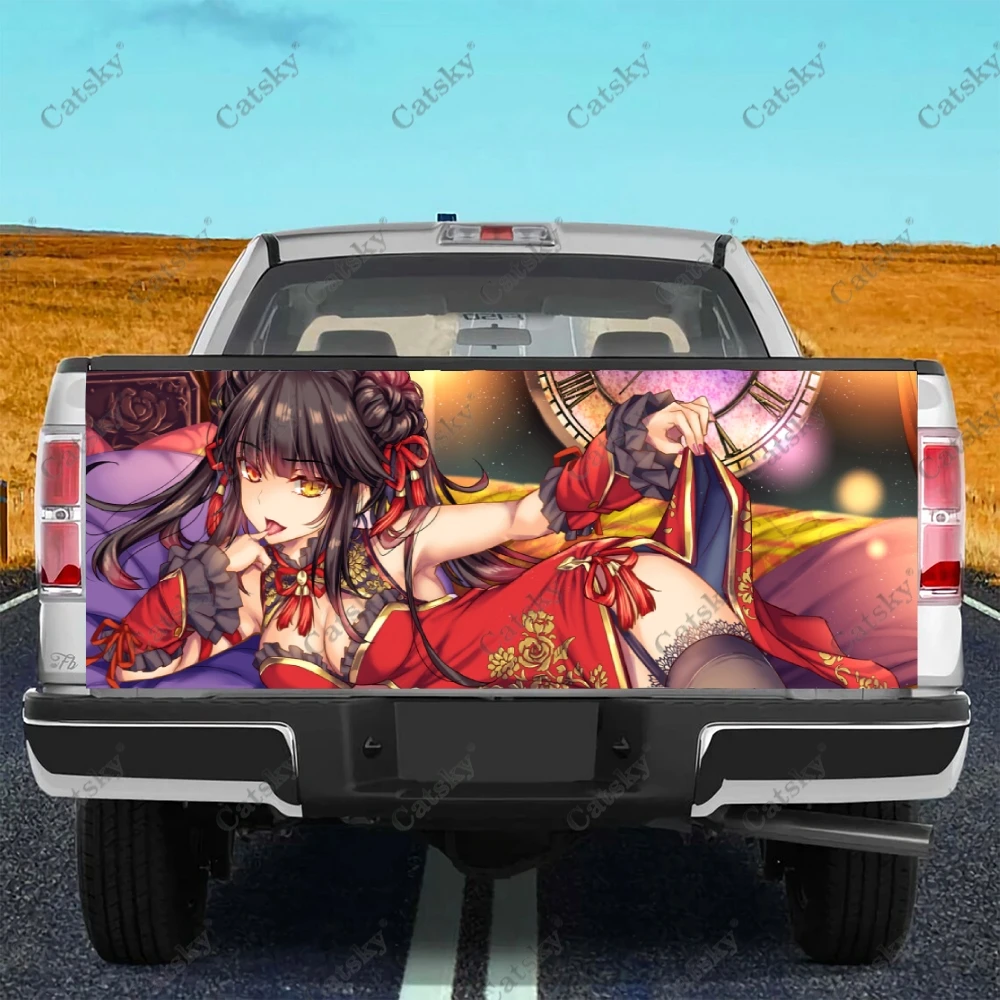 Tokisaki Kurumi (Date A Live) Truck Tailgate Wrap Professional Grade Material Universal Fit for Full Size Trucks Weatherproof