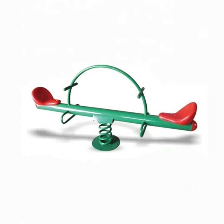 

Hot Sale Outdoor Double-Seat Seesaw for Children for Parks Schools Daycares Kindergartens Durable Metal Materialpromote sales