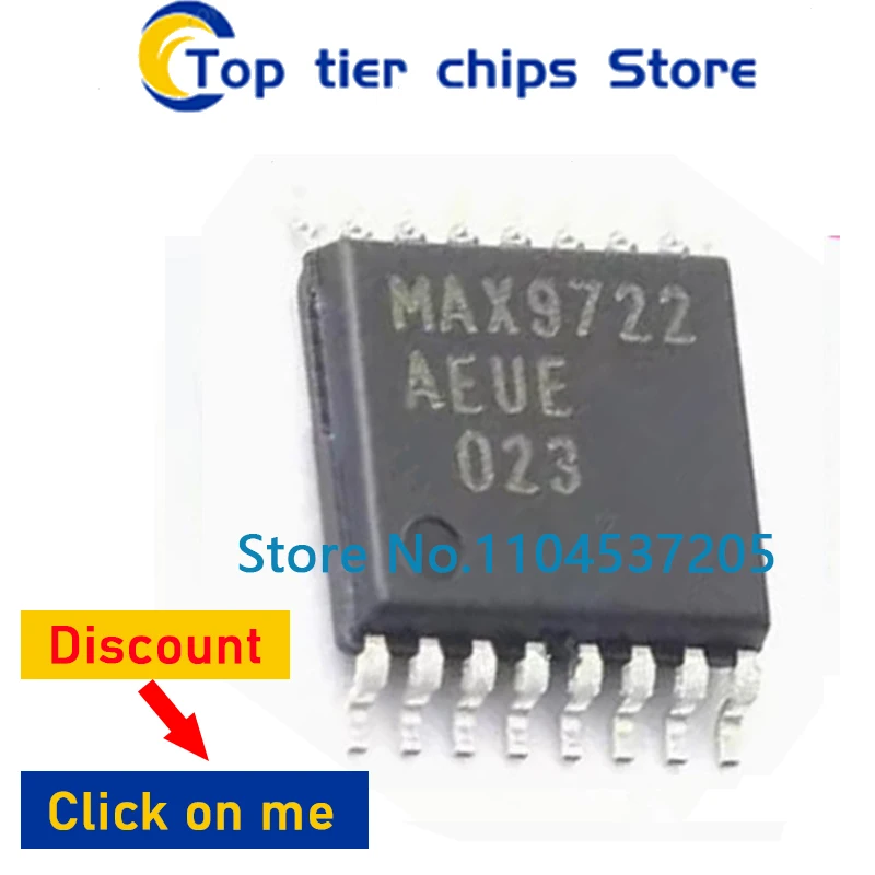 10 Uds MAX9722 MAX9722AEUE TSSOP-16