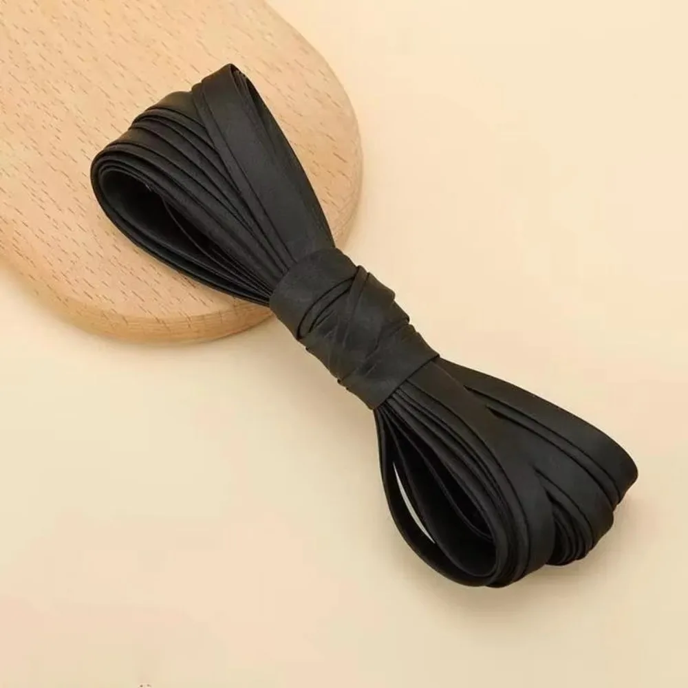 1CM Fabric Edge Sewing Ribbon Cord Rope 10MM Width Sateen Cheongsam Piping Trim Clothing Accessories Colorful Sewing Materials