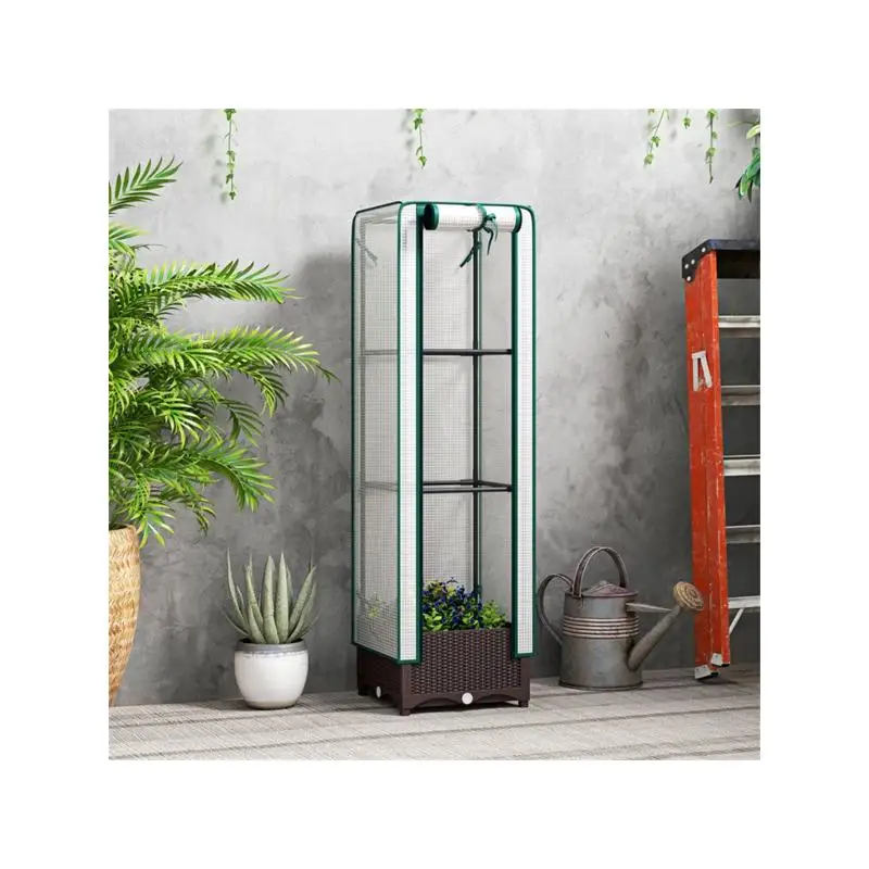 دفيئة صغيرة للنباتات الداخلية، منزل حديقة صغير محمول، مجموعة أدوات بداية الشتلات، مزايا توفير المساحة وسهولة #2