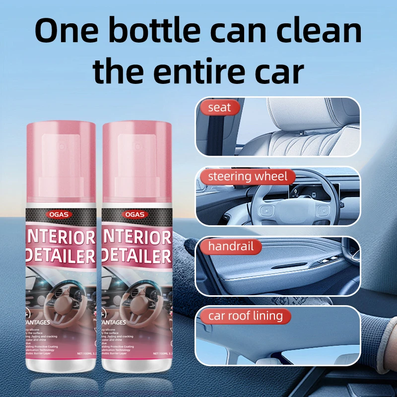 

Многофункциональный агент для полировки салона автомобиля не повреждает внутреннюю часть, не требует стирки внутренних диванов, уход за салоном кожи