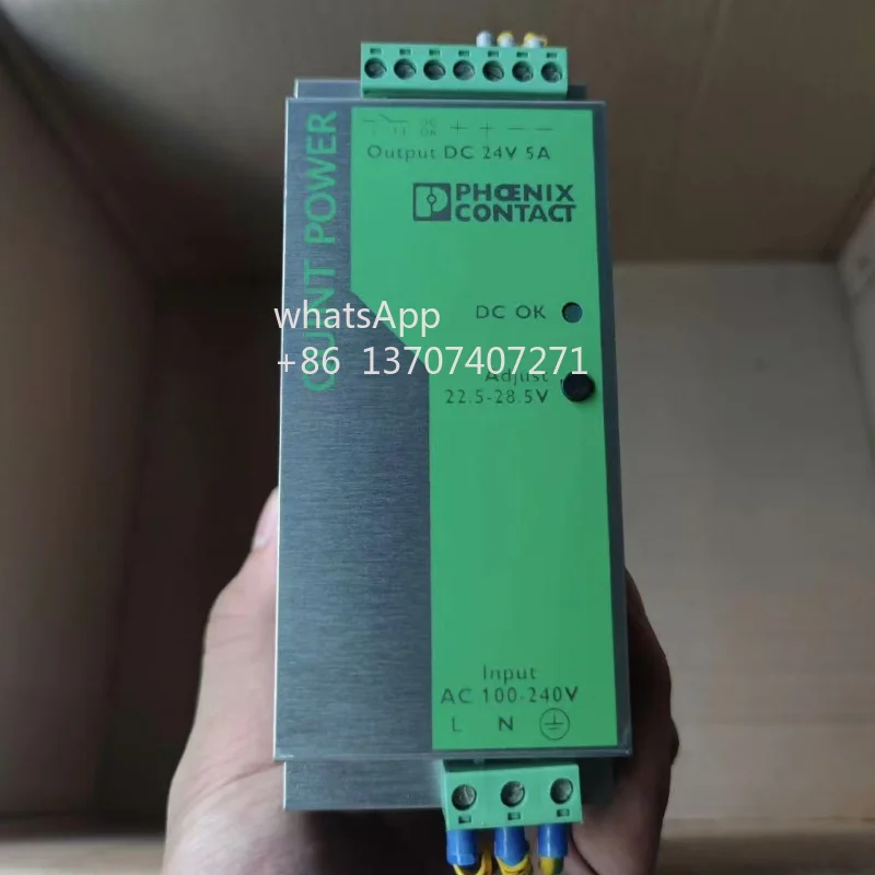 

Новый 2938581 Источник питания немецкий 24В 5А QUINT-PS-100-240AC/24DC/5 быстрая доставка товаров спот