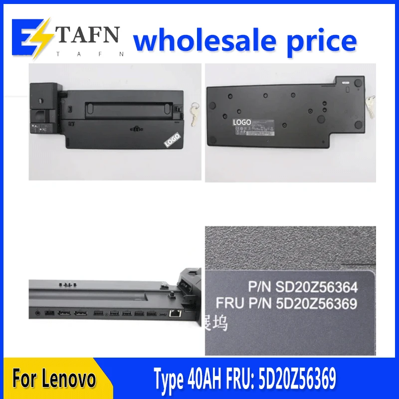 

New For Lenovo ThinkPad Pro Docking Station Type 40AH FRU: 5D20Z56369 Be suitable for ThinkPad X13 L13 T14S X280 X390 T480