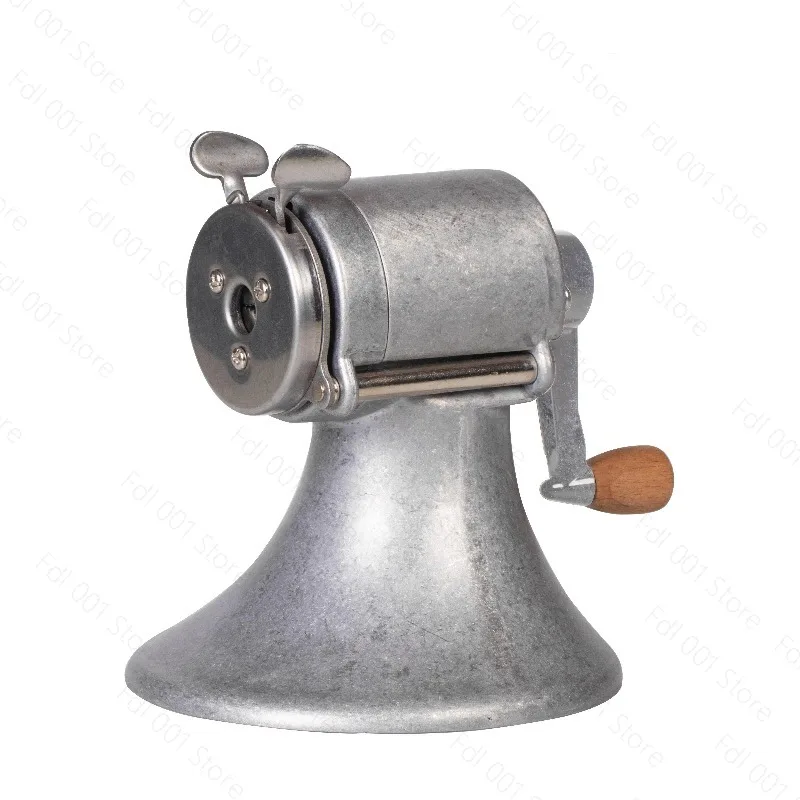 Vintage Hand Crank Pencil Sharpener Wood Handle