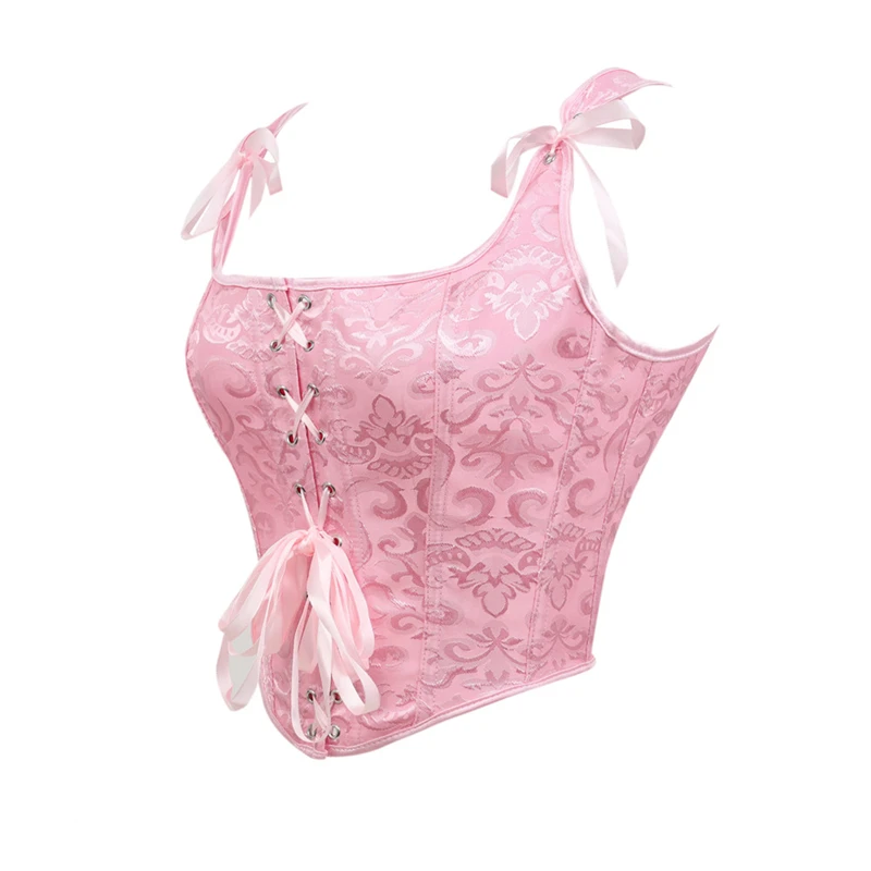 

Женский бандажный корсет на талии, парчовый камзол, сексуальное корректирующее белье, корсет, нижнее белье, женский бюстье, жилет, тонкая женская праздничная одежда, лиф