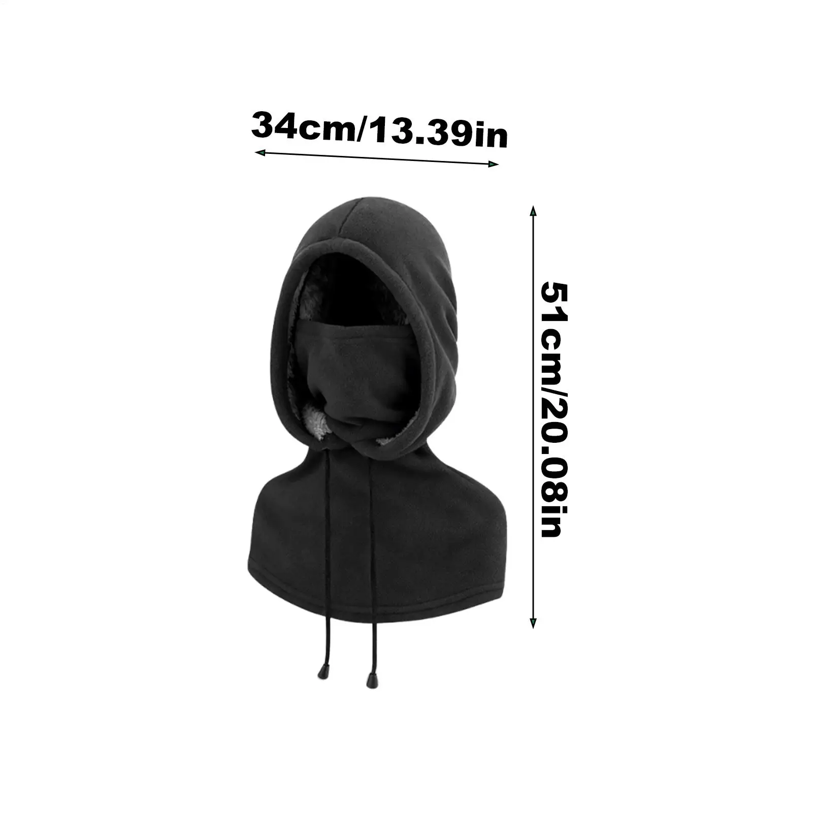 يندبروف التزلج الوجه يغطي الصوف الدافئة الرقبة أدفأ الطقس البارد التزلج مقنعين وشاح للنساء العدائين الدراجات التخييم الدراجات