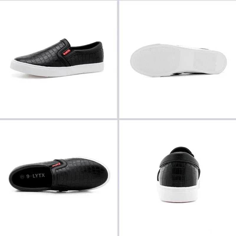 Sapatos masculinos de couro de luxo de alta qualidade branco sapato casual confortável masculino deslizamento-on homem mocassins de corte baixo zapatos para hombre