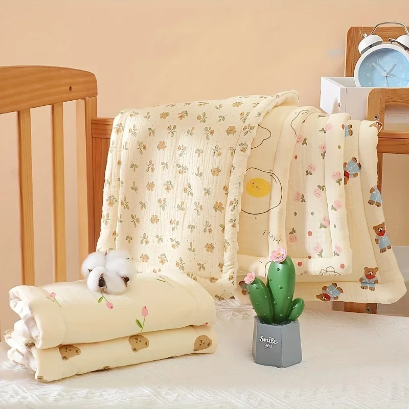 Tidur Siang untuk Bayi Baru Lahir Penyerap Keringat Bantal Universal Bayi Katun Bernapas