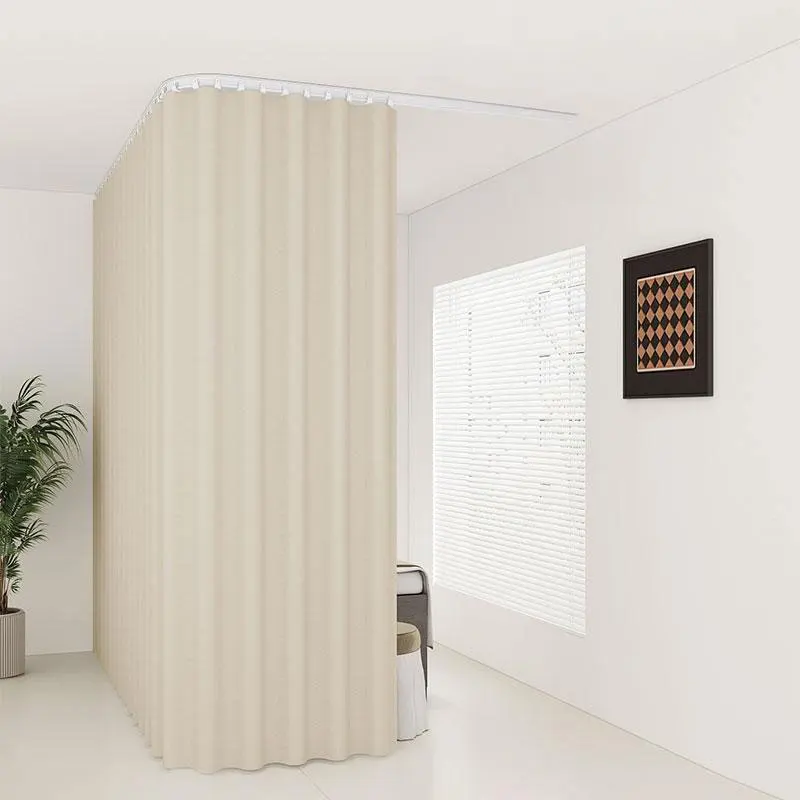 Foldable Room Divider Curtain Moisture Proof Mildew Resistant Durable Breathable with Hooks for Basement Garage Storage Keep Dry