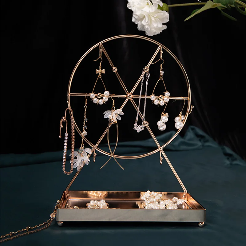 Earring rack female household contracted exquisite originality furnishing articles ring jewelry earring shelves display shelf