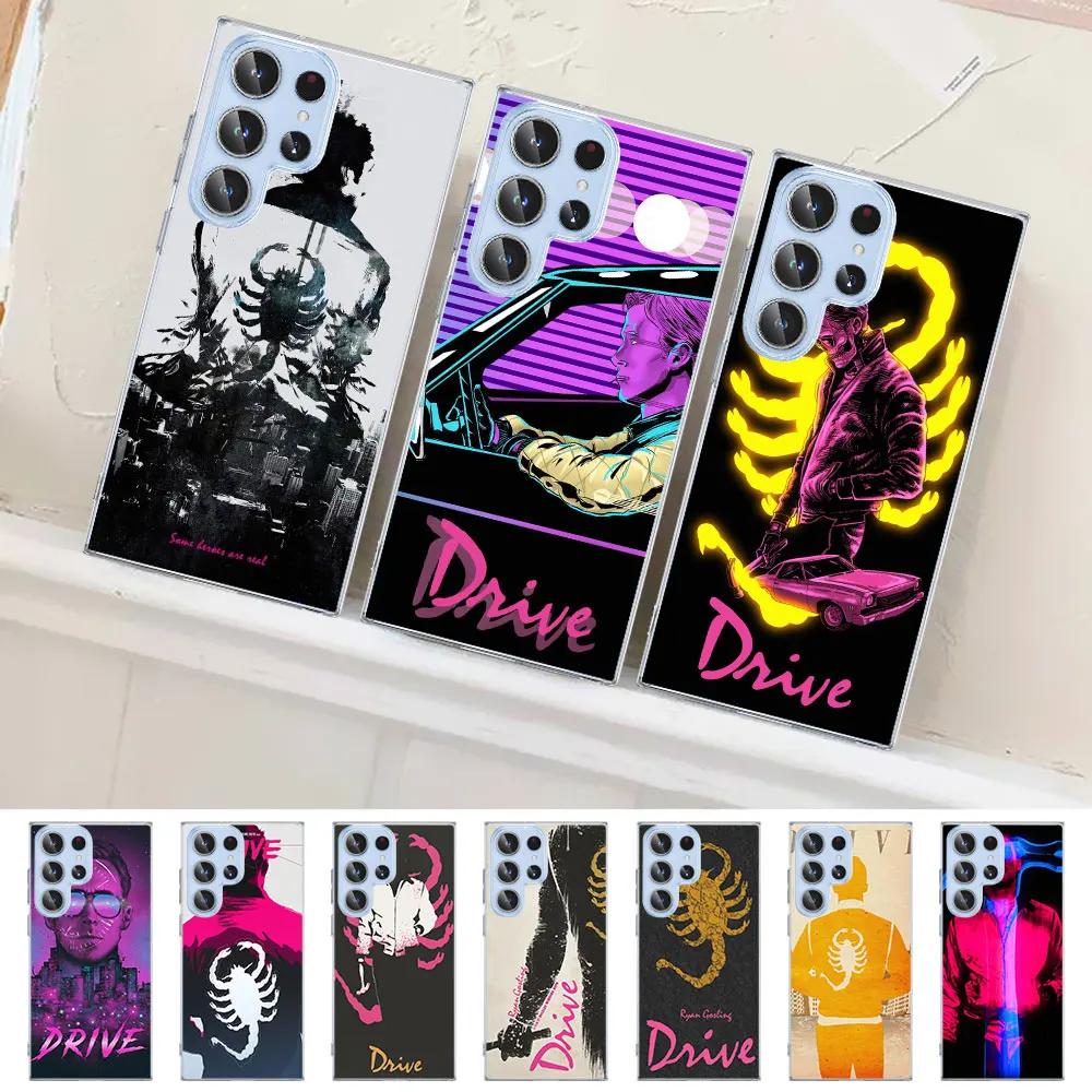 Drive Ryan Gosling Movie Fun Art Phone Case for Samsung Galaxy S23 S24 S21 FE S22 S20 Ultra S9 Plus S10 Lite S10e S8 Soft Cover