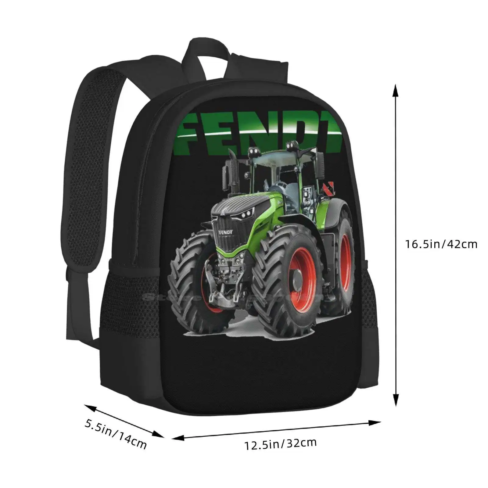 Fendt German Tractors Fashion Pattern Design Travel Laptop School Backpack Bag German Tractors Fendt Vintage Germany