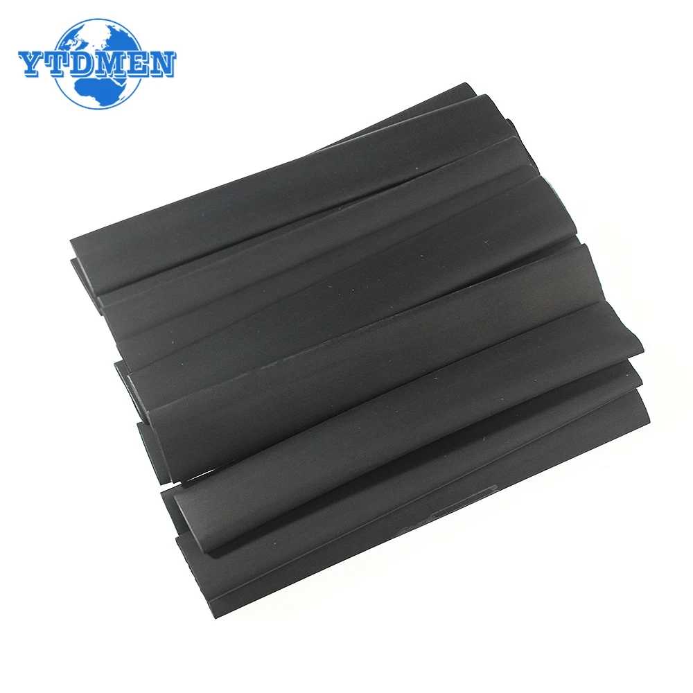 127pcs Heat Shrink Tubing  2:1 Black Thermoresistant Tube Car Cable Insulation Sleeving Wrap Wire Kit Polyolefin Tubing