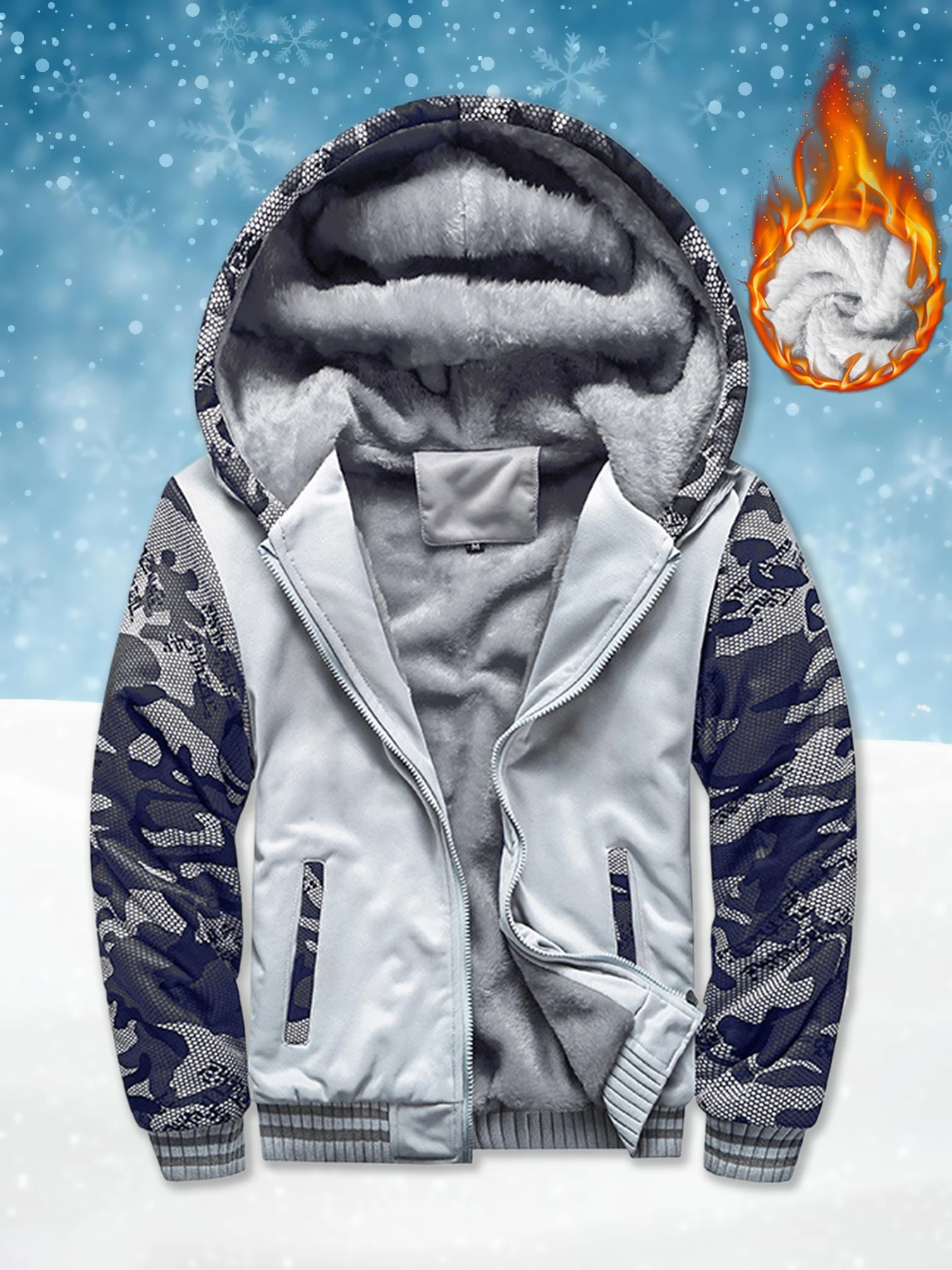 

Winter Plus Size Outwear Women's Fleece Thicken Jacket Basics Warm Hoodie Comfy Sport Streetwear Zipper Pocket veste Casual Top