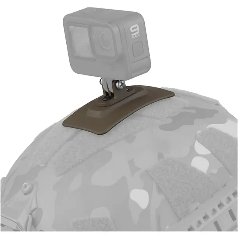 Portable Helmet Quick Mount Plate With Magic Hook And Multiple Fixing Components As Tactical Accessory