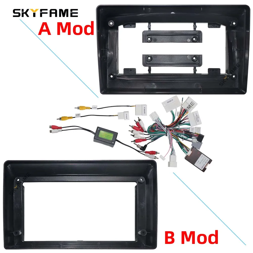 

SKYFAME автомобильная рамка, адаптер для фасции, Android радиоприемник, комплект панели для приборной панели для Nissan Pathfinder R51 Navara D40