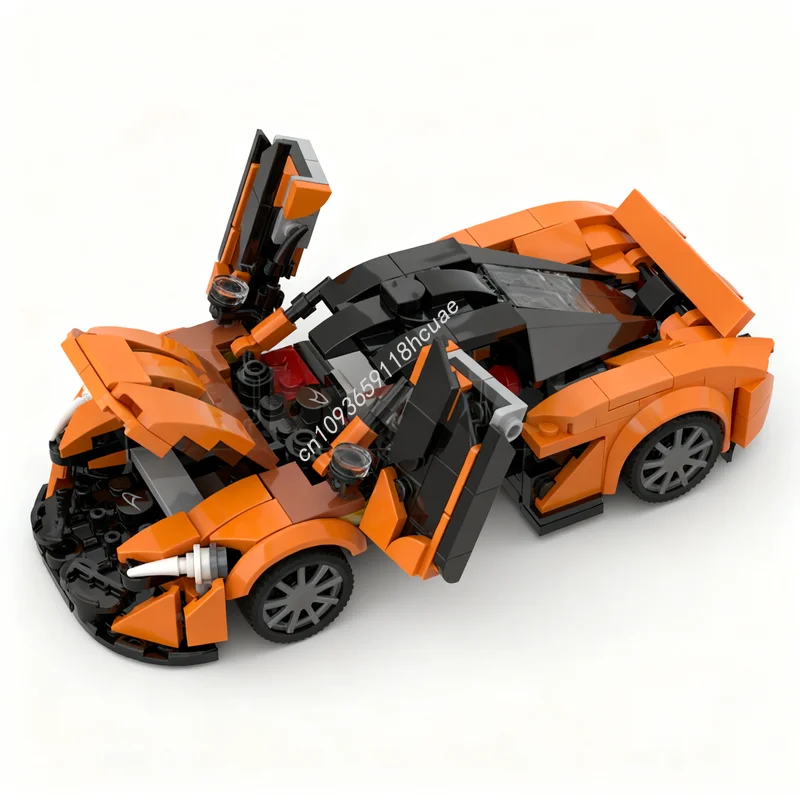 334 pièces MOC McLarenesd City Champions Modèle de construction en blocs Architecture Cadeaux de Noël Idées de jouets Éducation Briques créatives Enfants