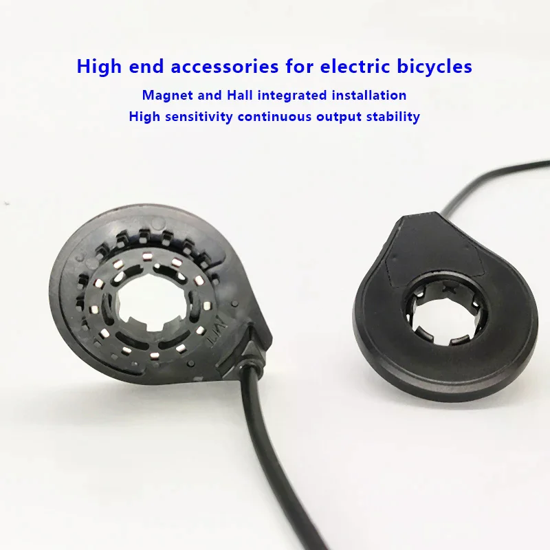 1 Stück Elektro-Fahrrad-Zubehör, 6/12 magnetischer Doppel-Hall-Sensor, SM-Stecker, Pedal-Assistent-Sensor
