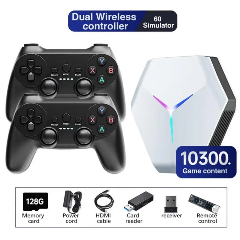 

X10 Super Box Game Console/TV Dual System TV Box 5G WIFI Support 4K 8K Super Large Game 60 Simulator Home Entertainment Gift