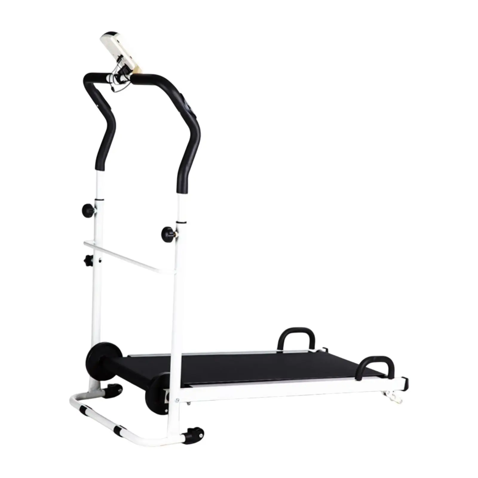 Foldable Treadmill Manual Fitness Equipment for Running Living Room Sports