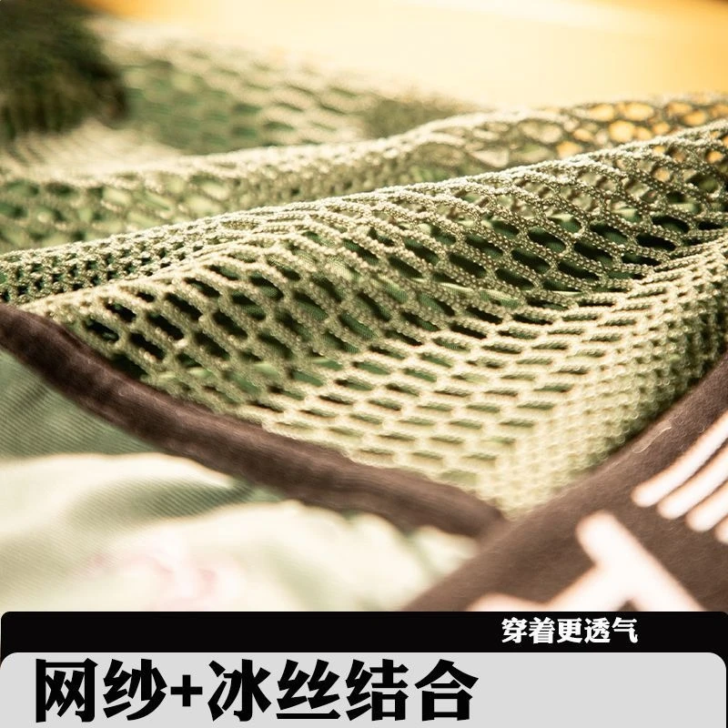 3Pcs Men Panties Ice Silk Thin Mesh Boxers Shorts Breathable Sexy Hollow Out Patchwork Mens Underwear See-through Boxer