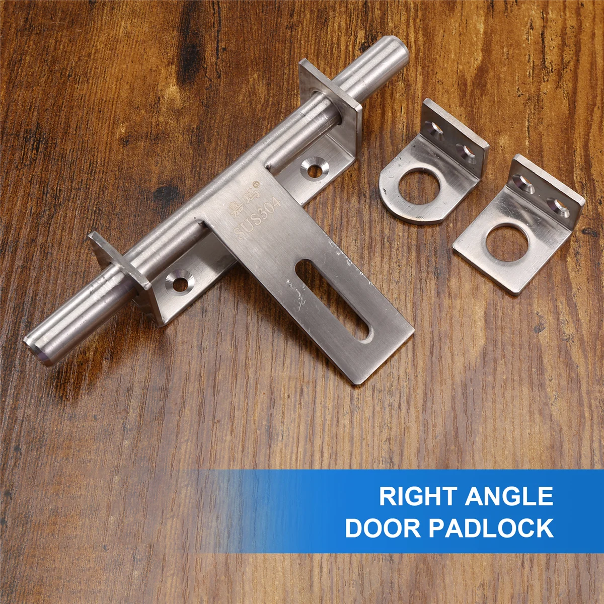 Accessori per porte e finestre Bullone in acciaio inossidabile 304 Bulloni resistenti sinistro e destro Bullone scorrevole Chiusura con serratura per porta