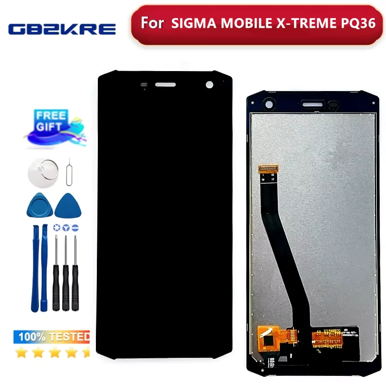 New Original LCD For SIGMA X-TREME PQ36 LCD Display Touch Screen Digitizer Assembly Replacement LCD Sensor