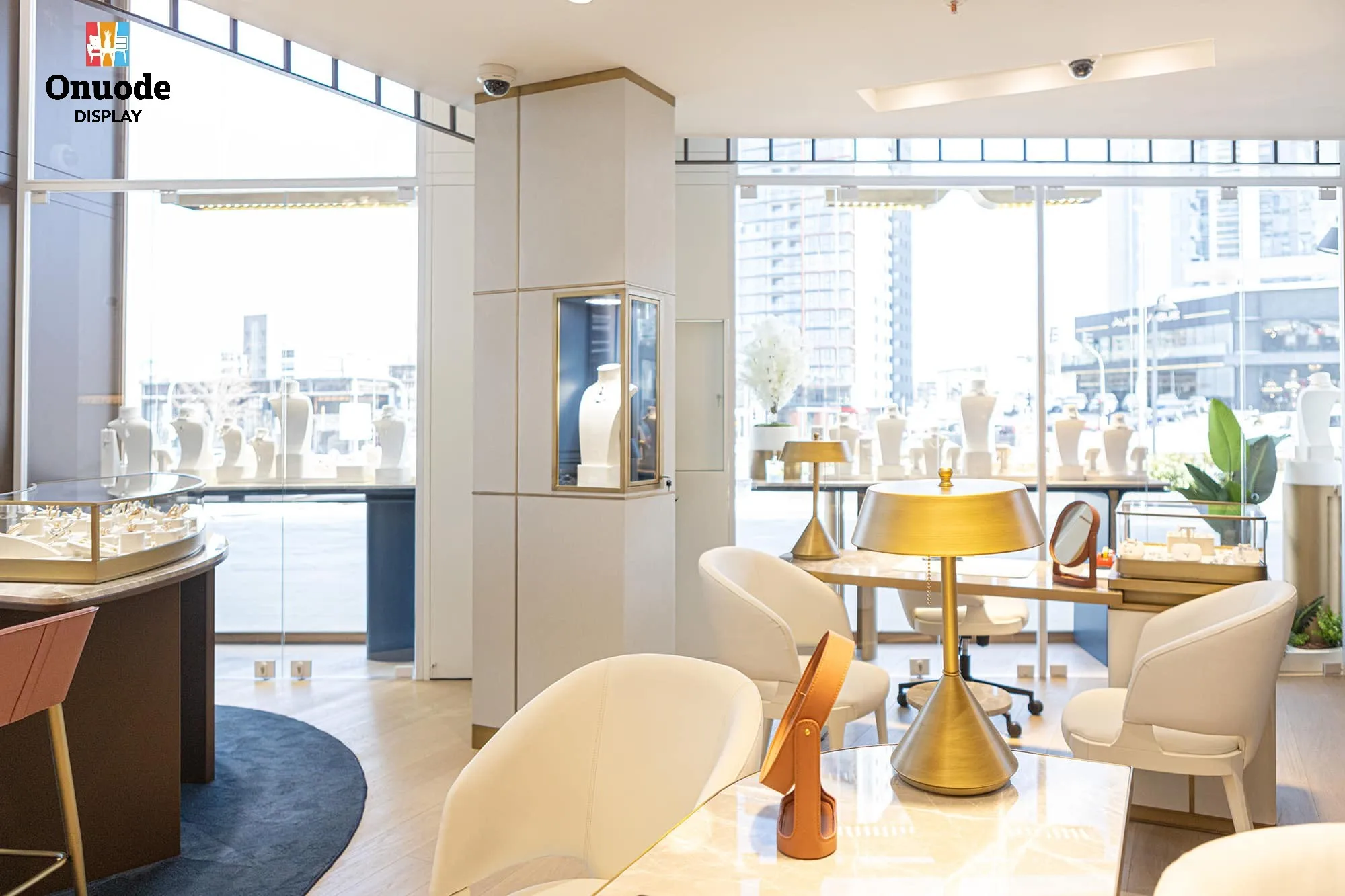 Custom.Premium Custom Jewelry Displays LED-Glasschränke für Luxus-Boutique-Store, Innendesign, Juweliergeschäft, Innendesign