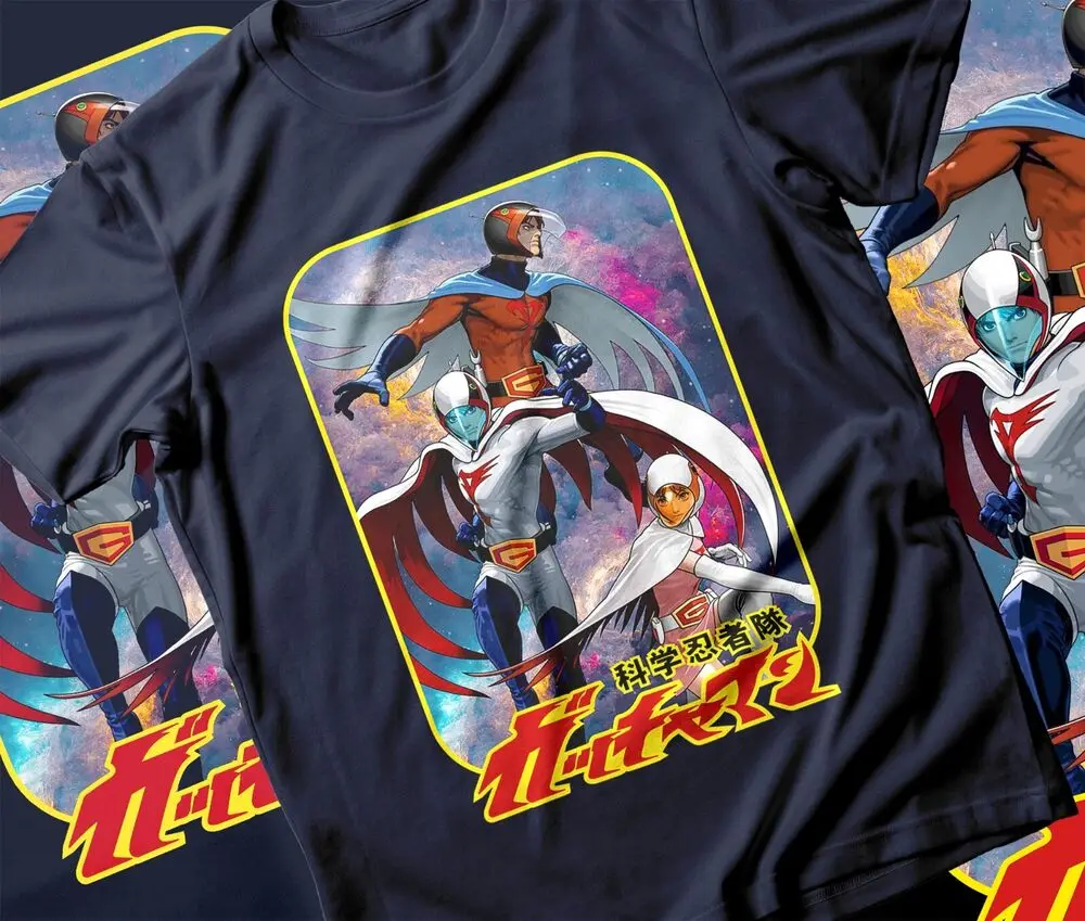 G-Force Gatchaman Battle of the Planets 70s Anime VTG Retro Tshirt Tee