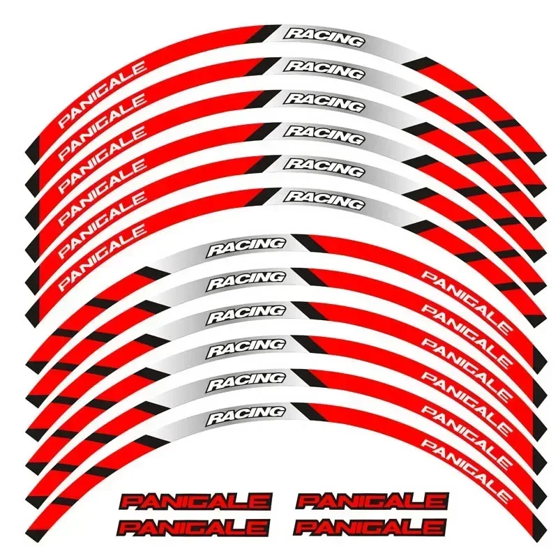 For DUCATI PANIGALE 1199 S 899 1299 S R 959 Motorcycle Parts Contour Wheel Decoration Decal Sticker - 6 Moto