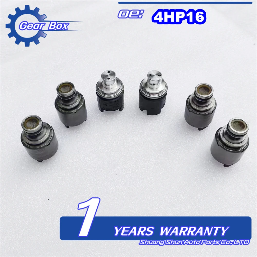 6pcs Transmission Shift Solenoid Valve 4hp16 ZF4HP16 for BUICK for CHEVROLET Epica Optra Orlando for DAEWOO for SUZUKI