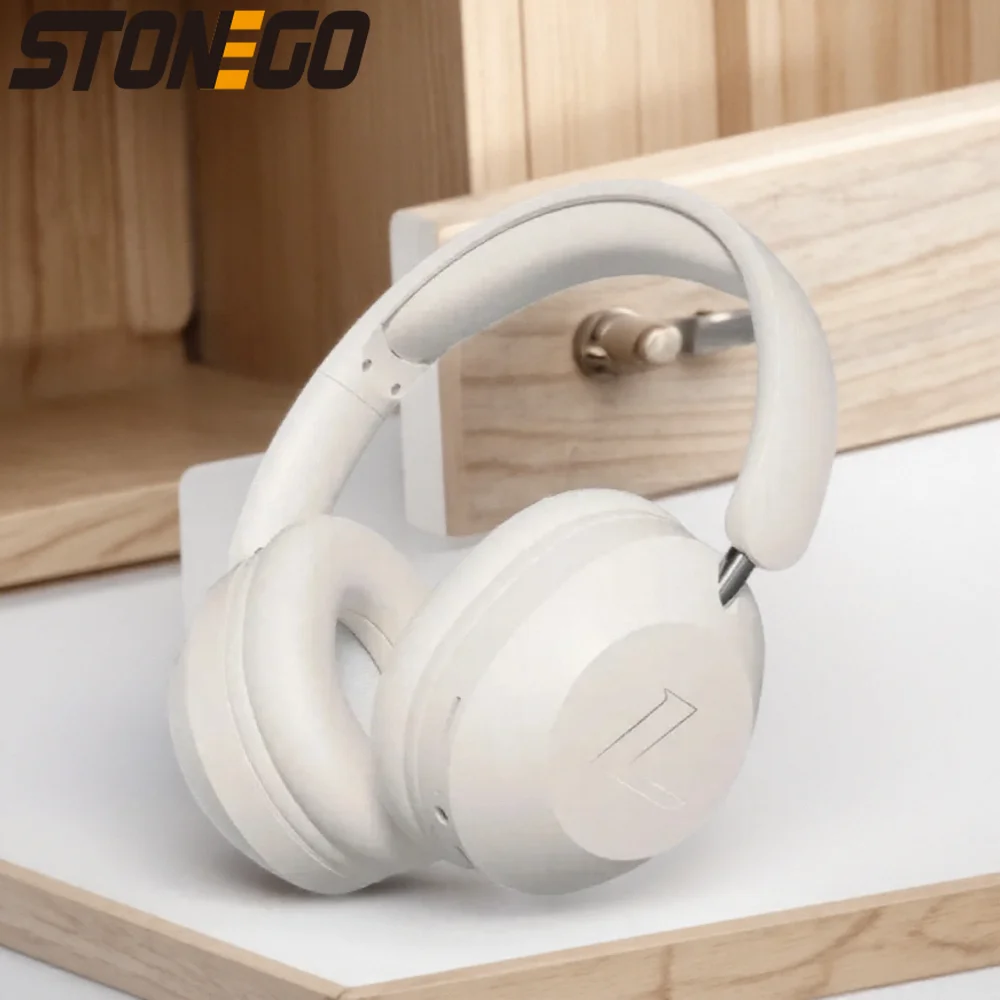 سماعات بلوتوث لاسلكية قابلة للطي، عصابة رأس رياضية، سماعات أذن كبيرة للموسيقى لتمارين الجري والهاتف