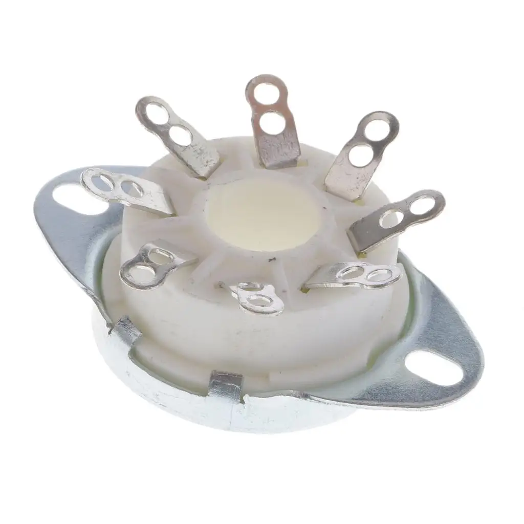 GZC8-Y-6 Керамическая монтажная трубка для печатной платы для KT88/6550/EL34 6SN7 6N8P