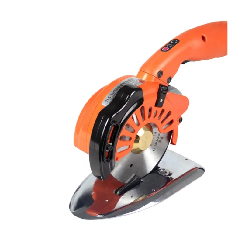 Máquina cortadora eléctrica, cuchillo redondo portátil, Servo, cortador de tela de accionamiento directo