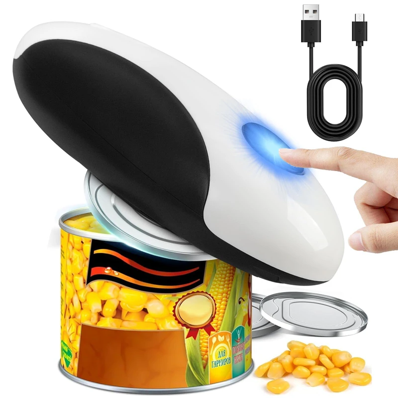 

Fully Automatic Electric Can Opener Kitchen Electric Small Tool Rechargeable Electric Bottle Opener Lid Opener Household Tools