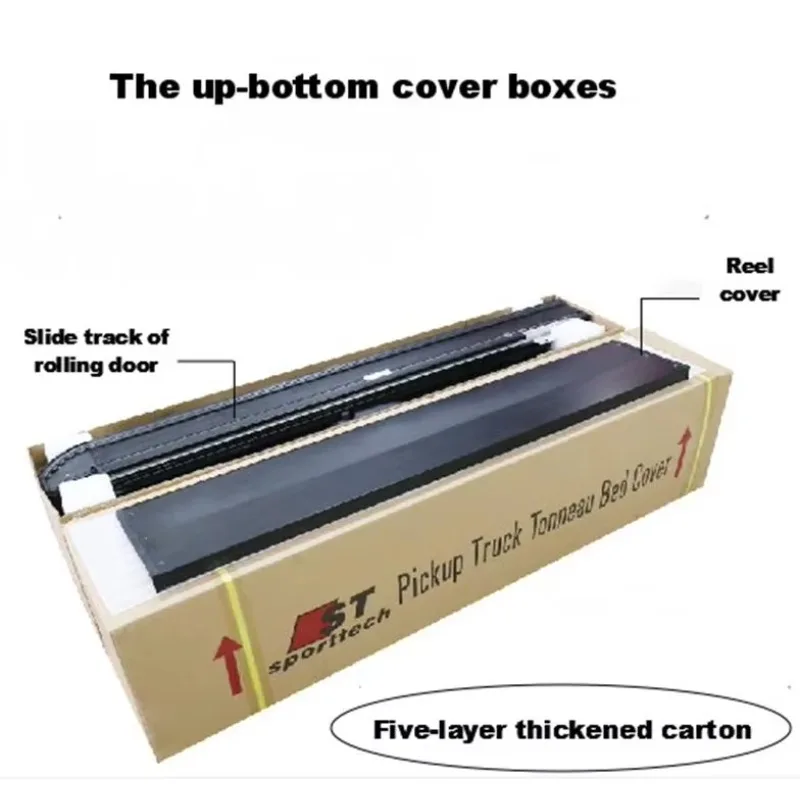 

Factory Hot Selling Truck Accessories Pickup Bed Cap Aluminium Manual Retractable Tonneau Cover for ford Ranger XL/XLT/LARIAT 20