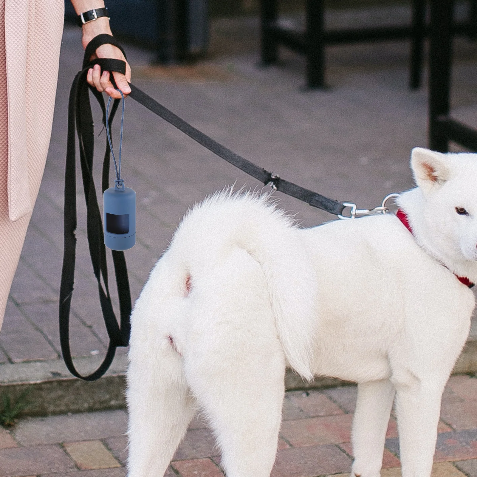 

Portable Poop Bag Dispenser Durable PP Material Compact Lightweight Easy Carry Refill Dog Waste Bag Holder Organizer Pet