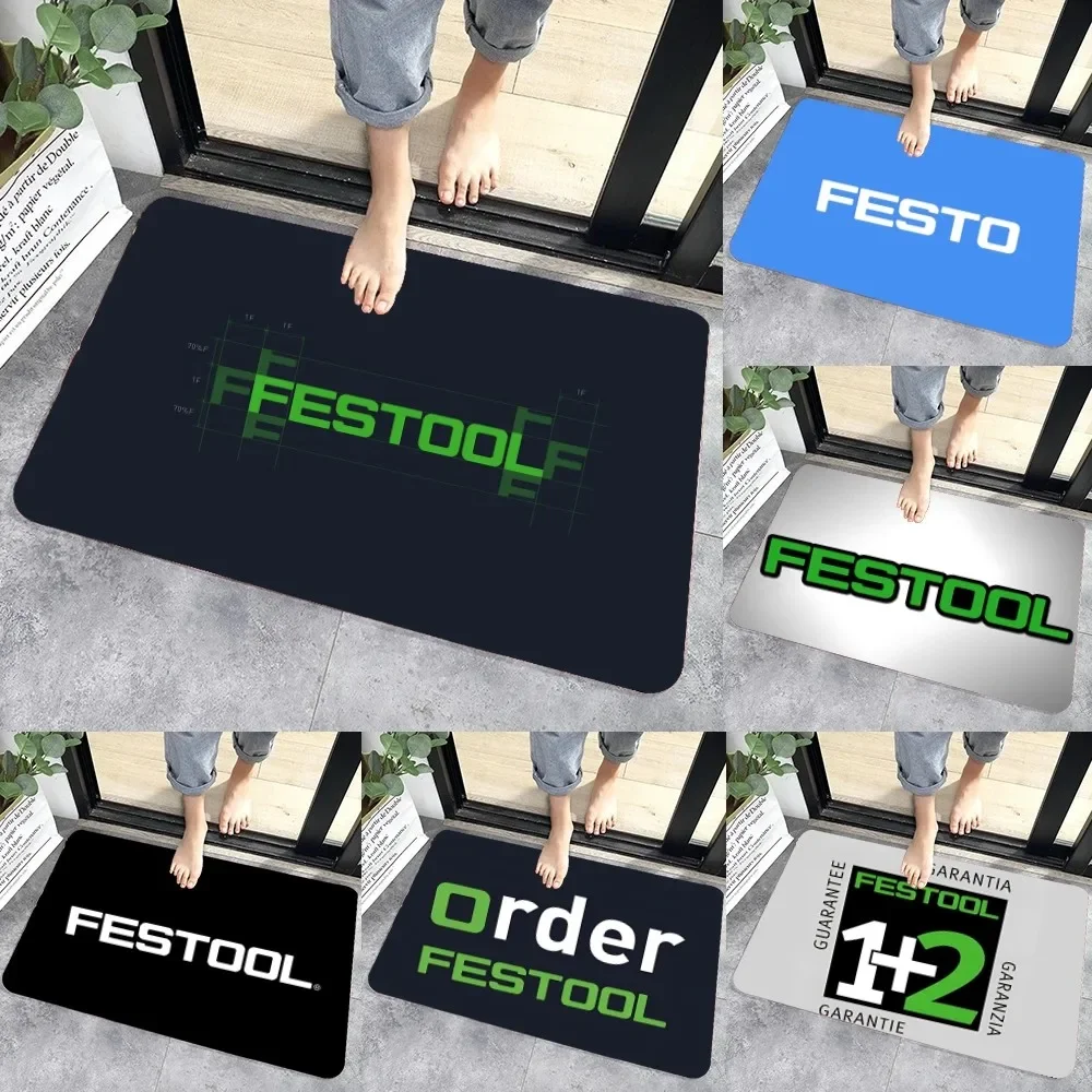 F-Festools Tools Floor Mat Graphic Printed Flannel Doormats For Bathroom Kitchen Entrance Carpet Home Decor