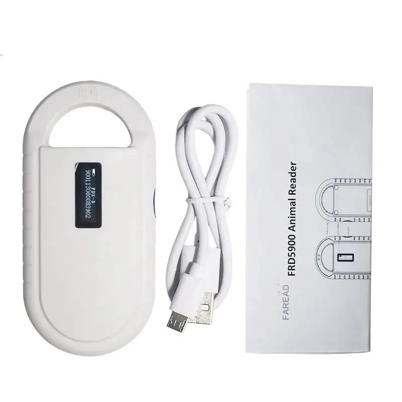

Pet Microchip Scanner Handheld Animal Chip Reader Portable RFID Reader Supports for ISO 11784/11785 FDX-B and ID64 EMID