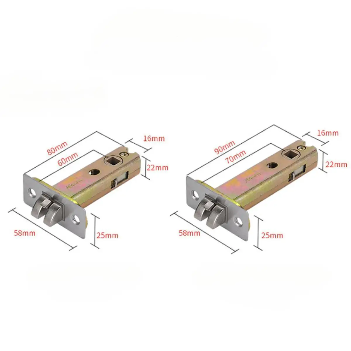 Keypad Door Lock, Unlock with Card, Code and Key, Combination Password Door Lock for Residential, Home Household