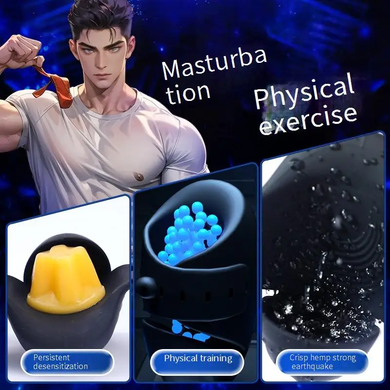 Adjustable Speed Preheat Tpe Airbag Bedroom Bathroom Travel Thrusting Male Stroker Sex Toy Adult Product Male Masturbator\N