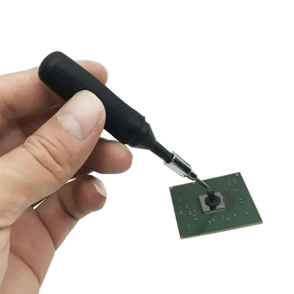 Imagem -05 - Sucção da Bomba de Vácuo de Bga Que Suga a Pena Anti-estática Mini Smt Smd ic Picker Picker Pega a Ferramenta da Mão do Recolhimento com Cabeçalhos da Sução a