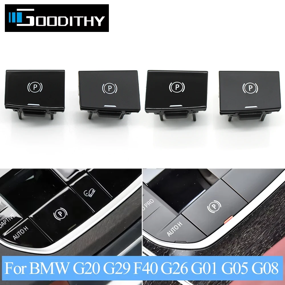 

LHD RHD ​Car Electronic Handbrake Parking Brake P Button Switch Cover For BMW G20 G26 G29 F40 F44 G01 G02 F97 G05 G06 G07 G08
